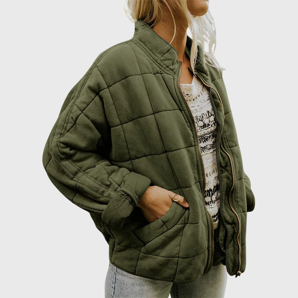 JOSIANE | Jachetă căptușită elegantă, cu croială oversized