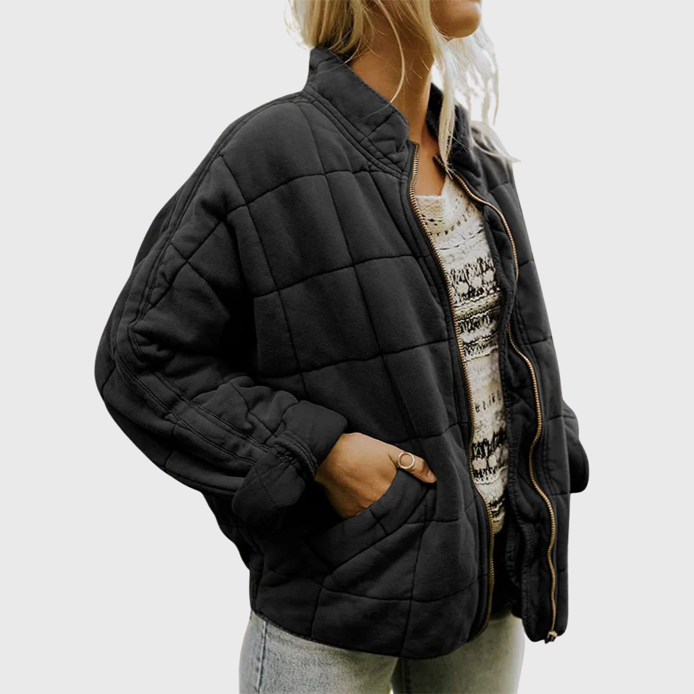 JOSIANE | Jachetă căptușită elegantă, cu croială oversized