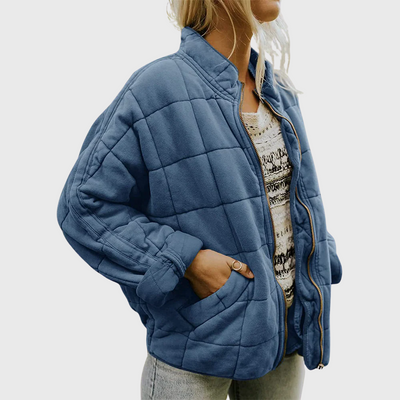 JOSIANE | Jachetă căptușită elegantă, cu croială oversized