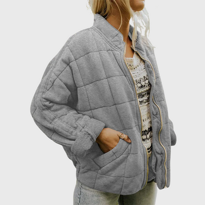 JOSIANE | Jachetă căptușită elegantă, cu croială oversized