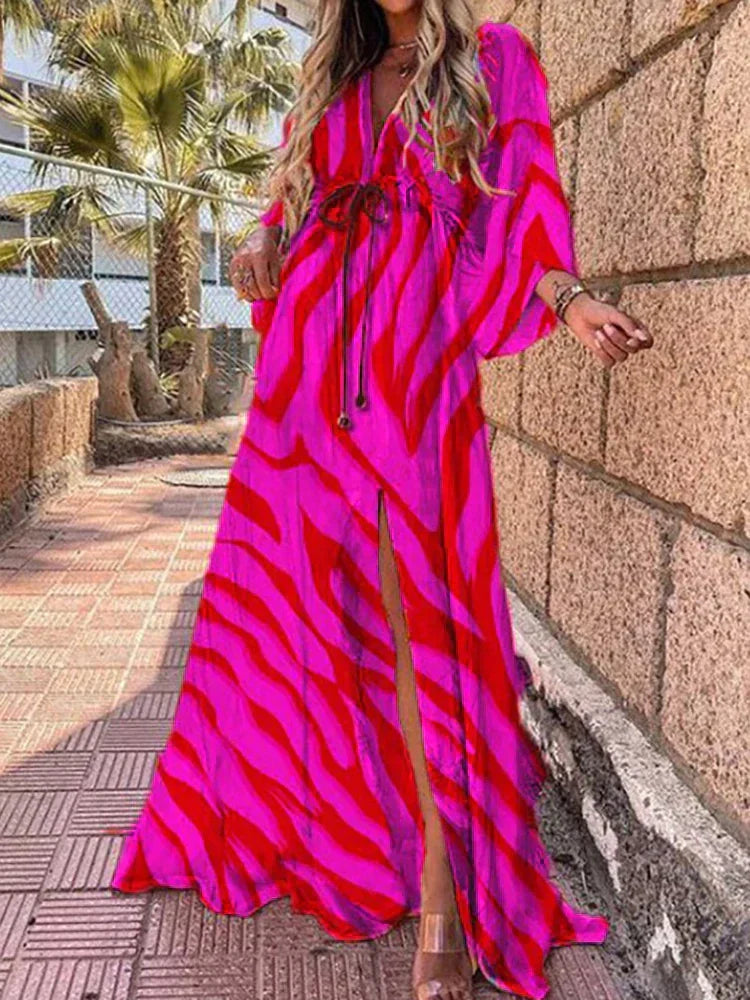 CRISTINA | Rochie elegantă colorată