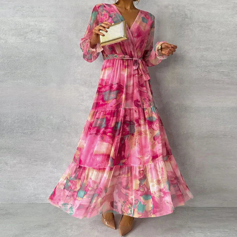 EMILIA | Rochie Elegantă cu Flori