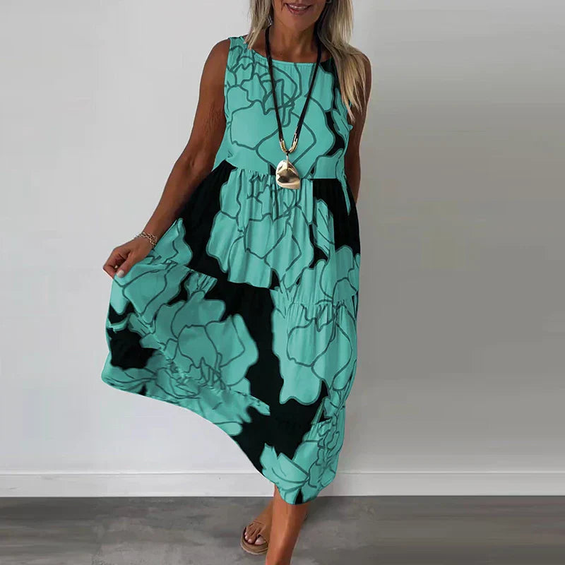 CAITLYN | Rochie Maxi fără mâneci