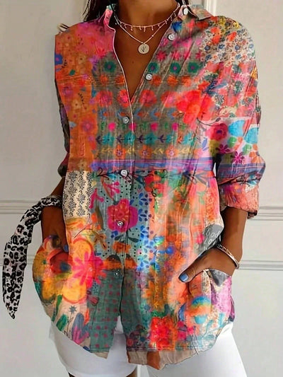 EWELINA | Bluza cu Design Colorat