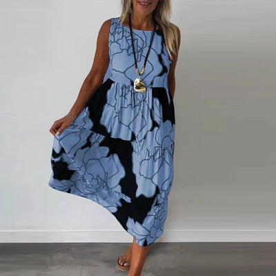 CAITLYN | Rochie Maxi fără mâneci