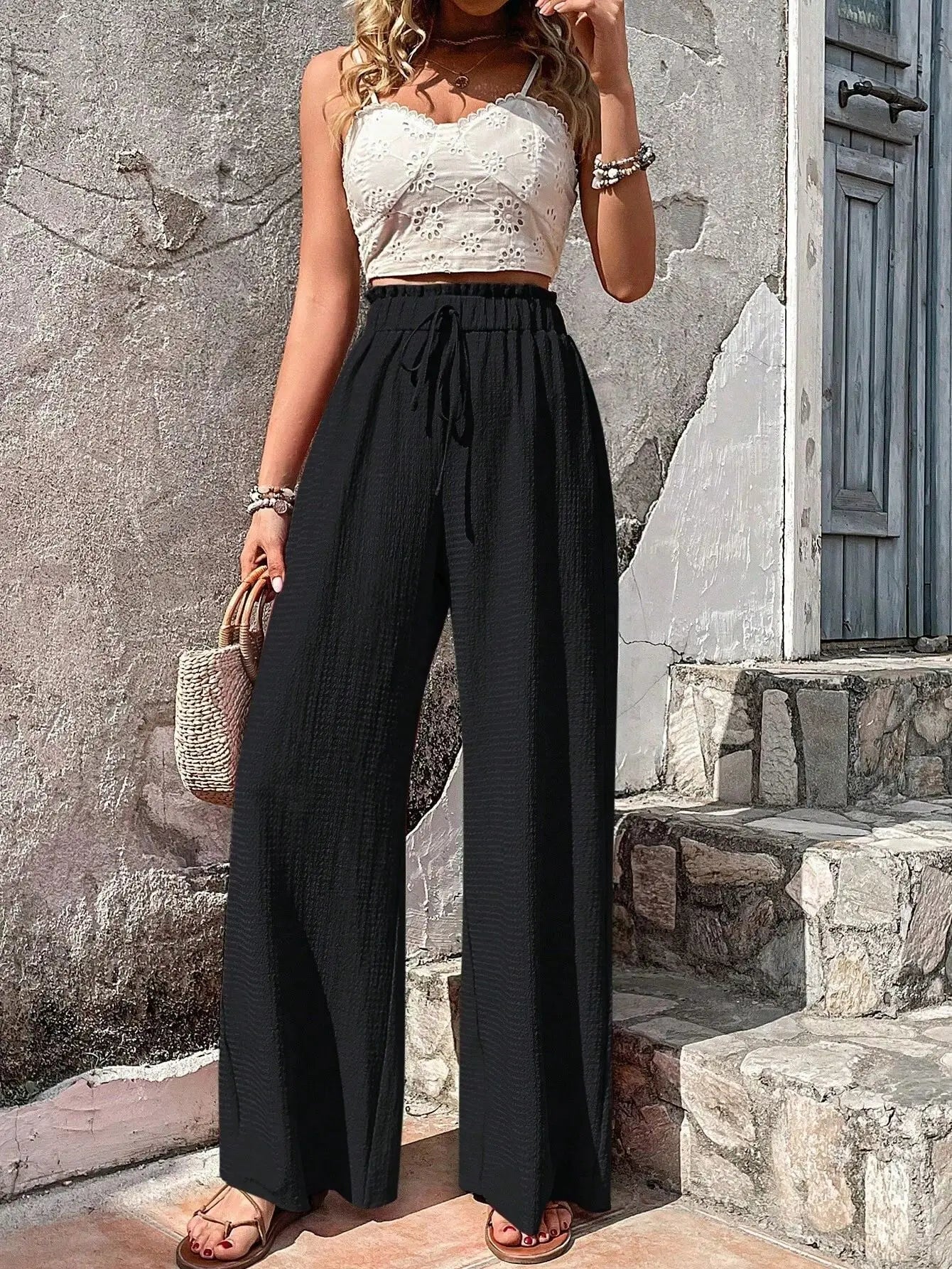 PAULA | Pantaloni Lejeri de Vară pentru O Zi Relaxantă