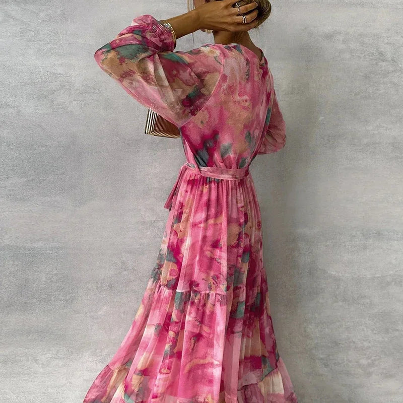EMILIA | Rochie Elegantă cu Flori