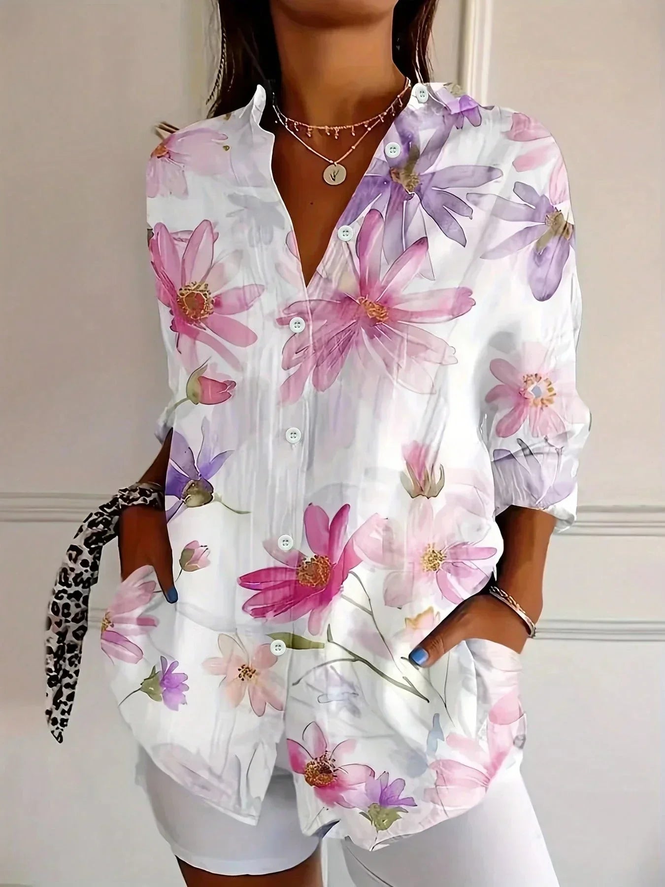 EWELINA | Bluza cu Design Colorat