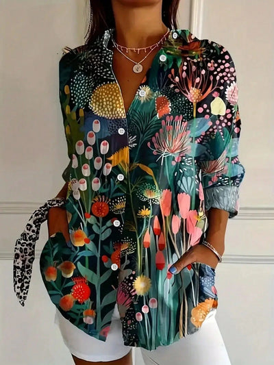 EWELINA | Bluza cu Design Colorat