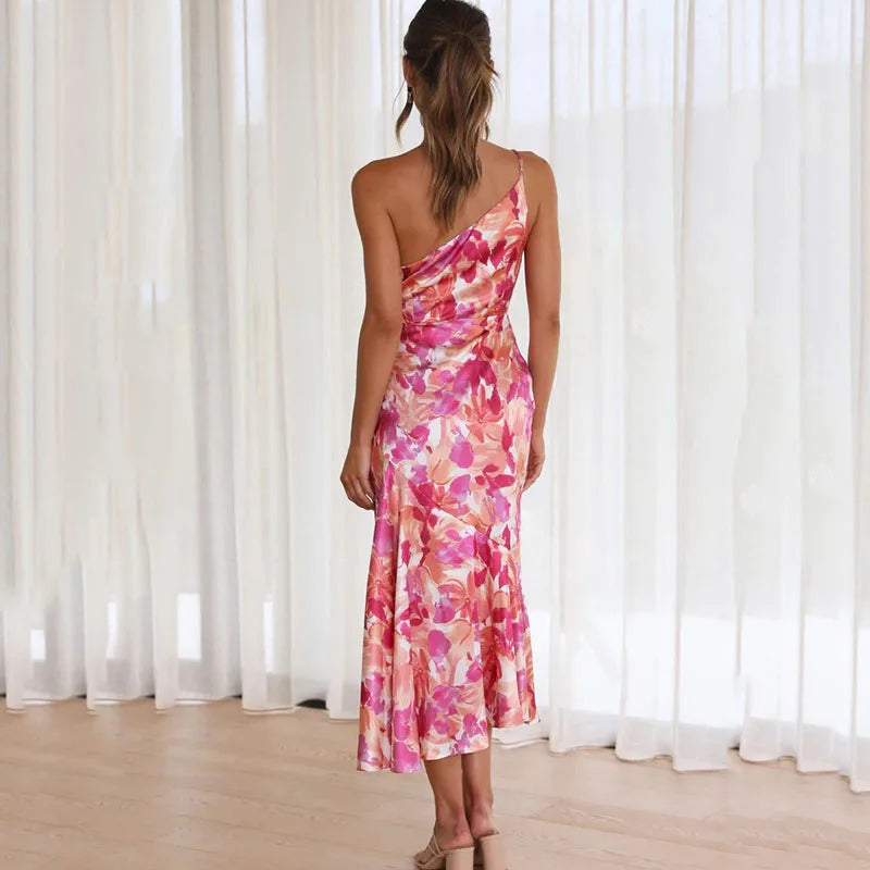 ELIZA | Rochie Asimetrică cu Un Umăr