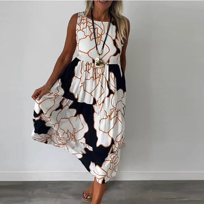 CAITLYN | Rochie Maxi fără mâneci