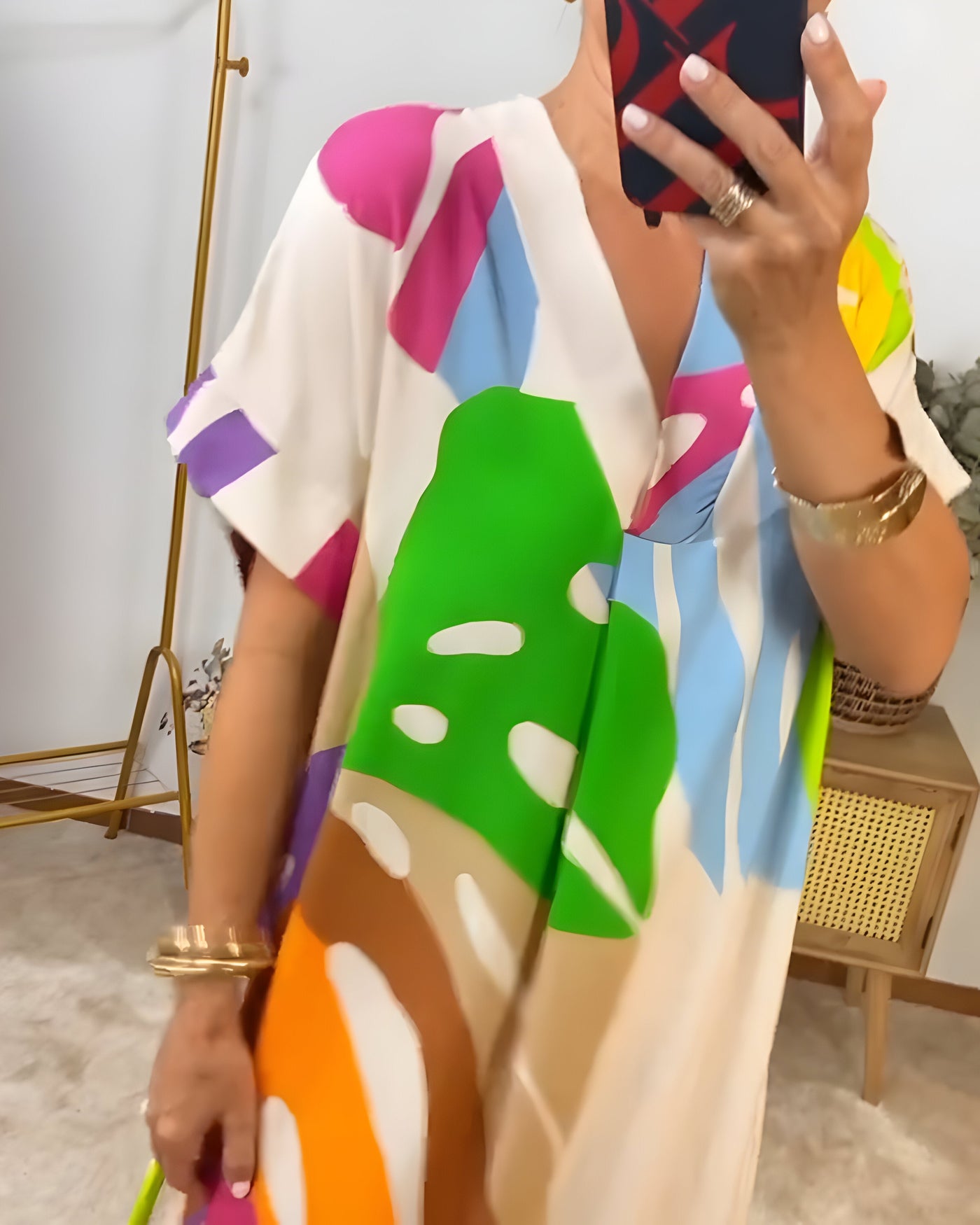 EMELIA | Rochie cu Design Abstract
