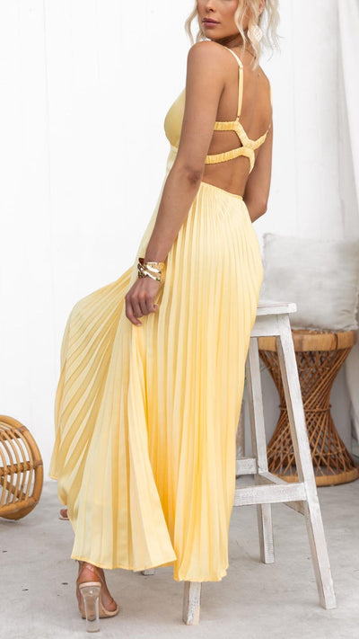 ABELLA | Rochie maxi perfectă pentru serile de apus