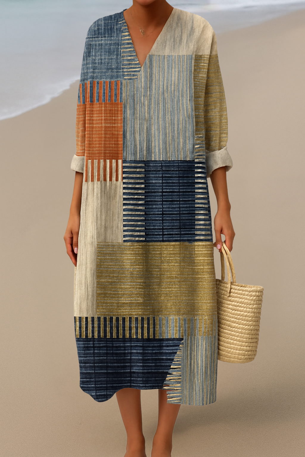 SOFIE | Rochie maxi patchwork boho