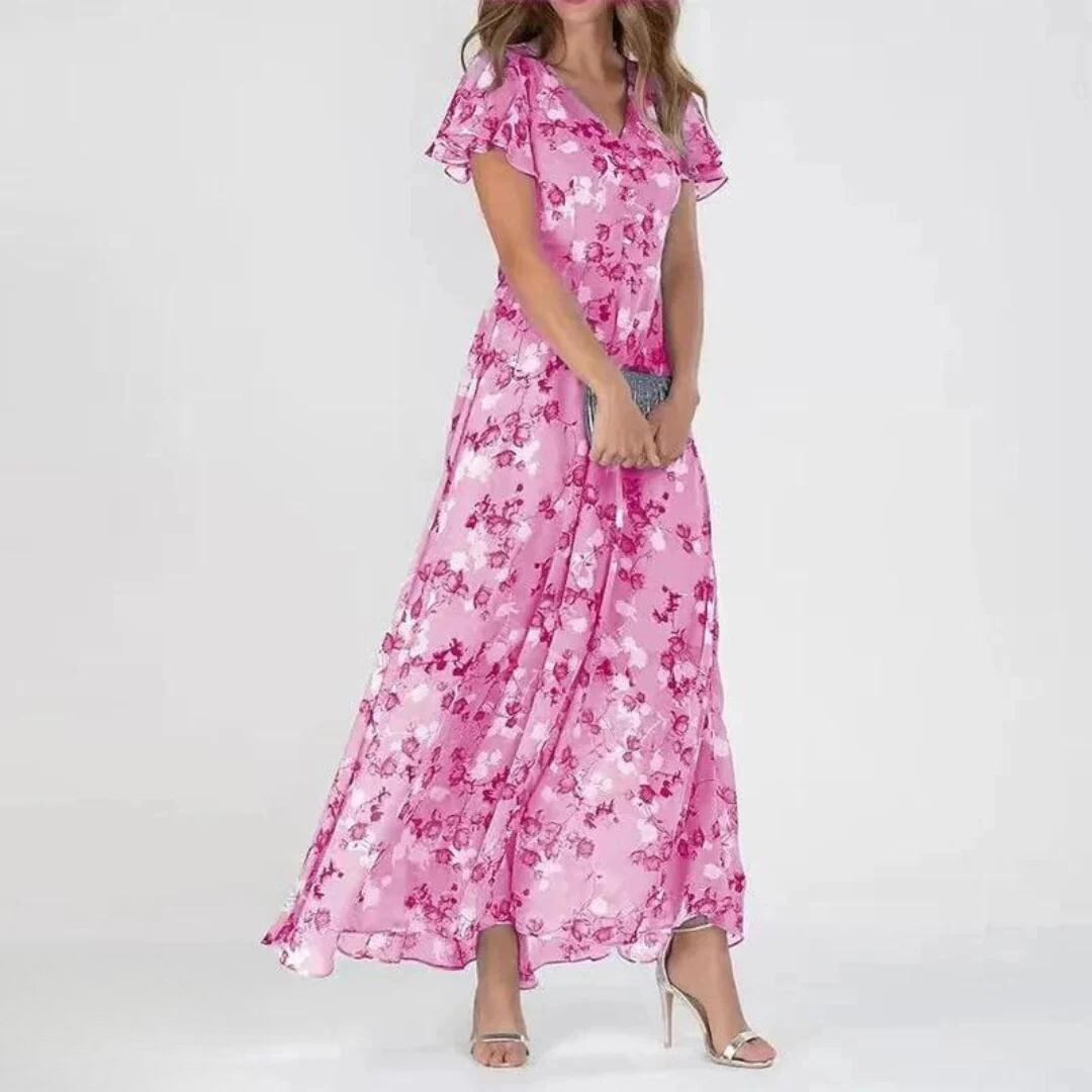 SONIA | Rochie elegantă cu efect de camuflare pentru burtică