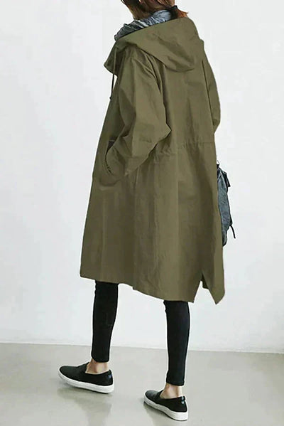 DORO | Trenci oversized cu glugă