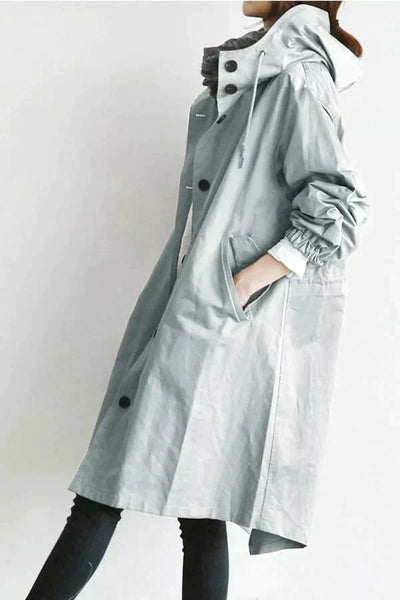DORO | Trenci oversized cu glugă