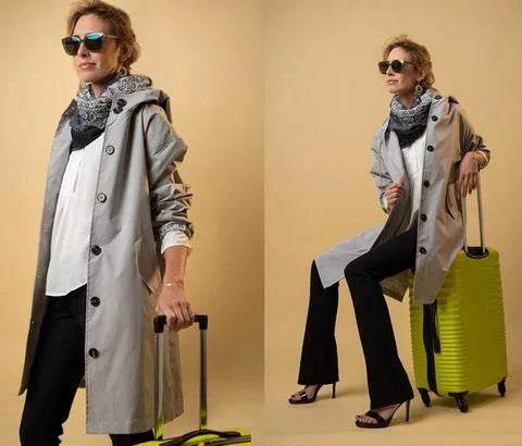 DORO | Trenci oversized cu glugă