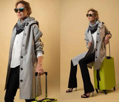DORO | Trenci oversized cu glugă