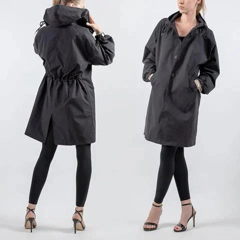 DORO | Trenci oversized cu glugă