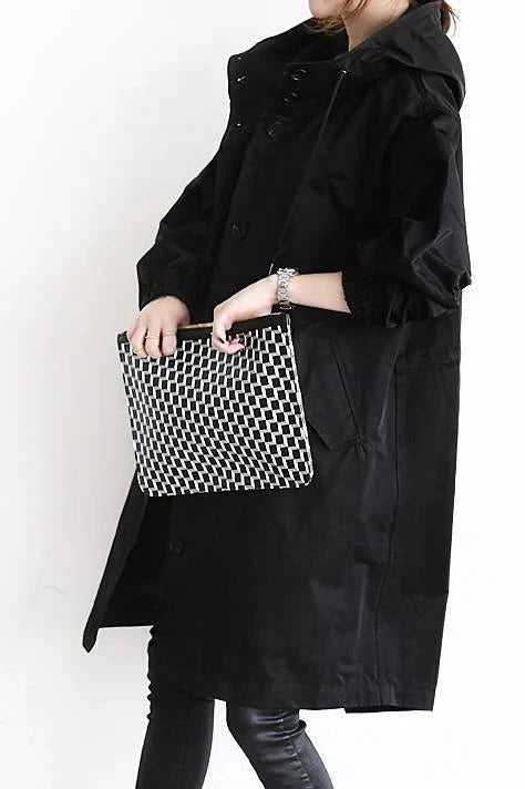 DORO | Trenci oversized cu glugă