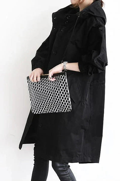 DORO | Trenci oversized cu glugă