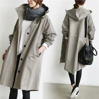 DORO | Trenci oversized cu glugă