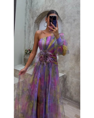 CECELIA | Rochie cu Mânecuță Unică
