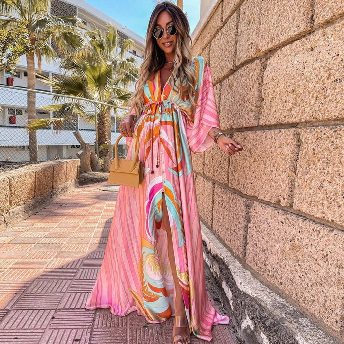 CRISTINA | Rochie elegantă colorată