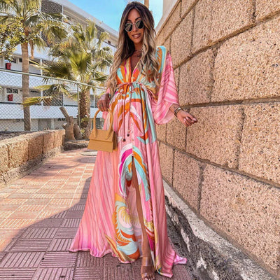 CRISTINA | Rochie elegantă colorată