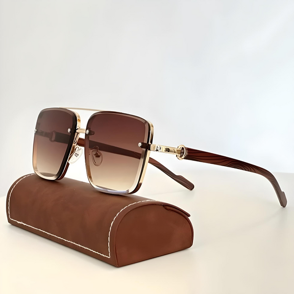 DIVA | Ochelari de Soare Retro Pătrați Vintage