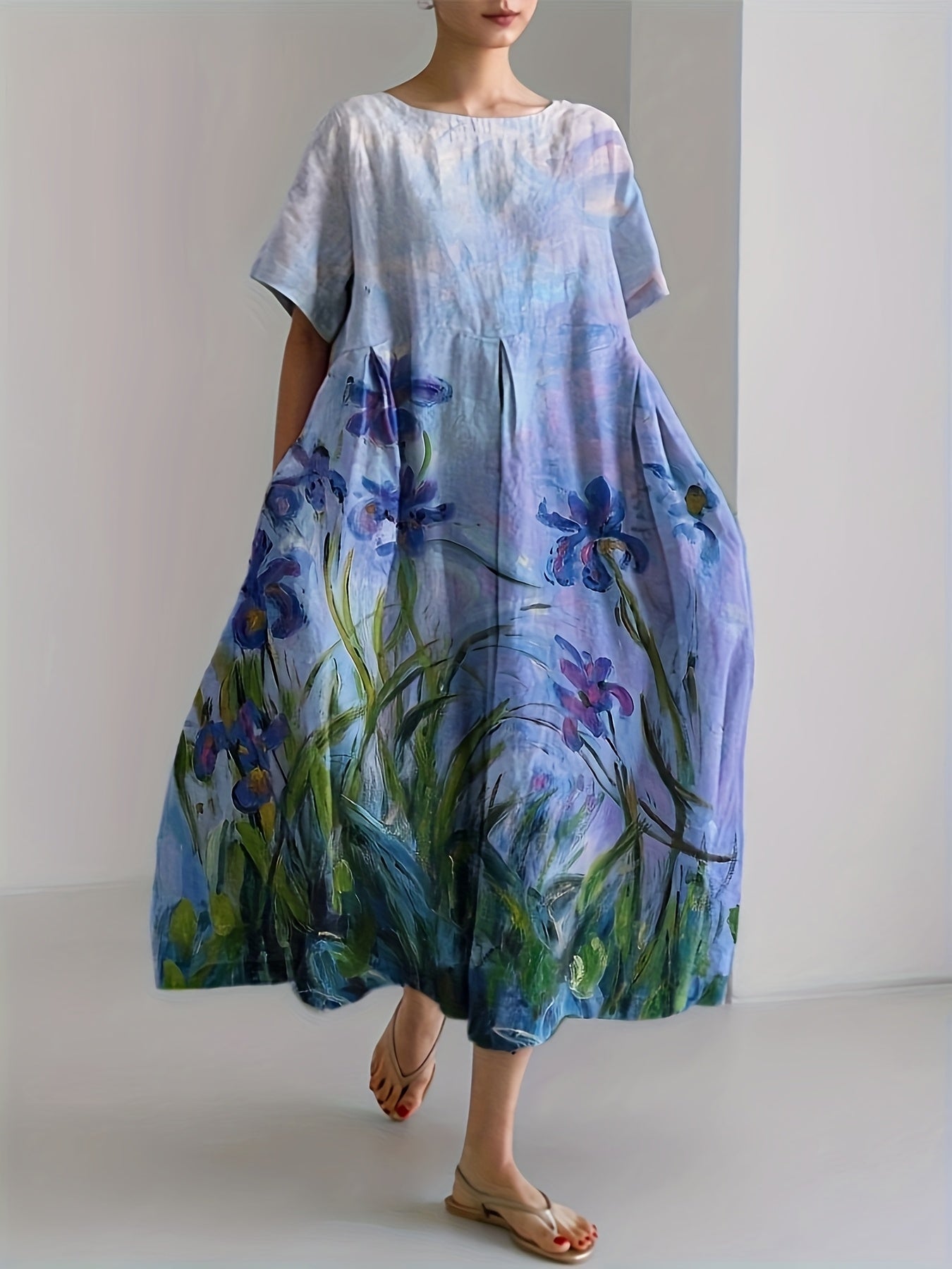 JULIE | Rochie Florală Iris pentru Grădină