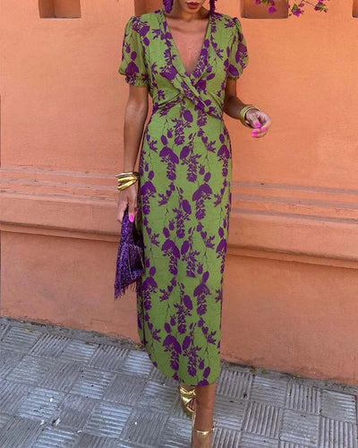 YESENIA | Rochie Elegantă cu Flori