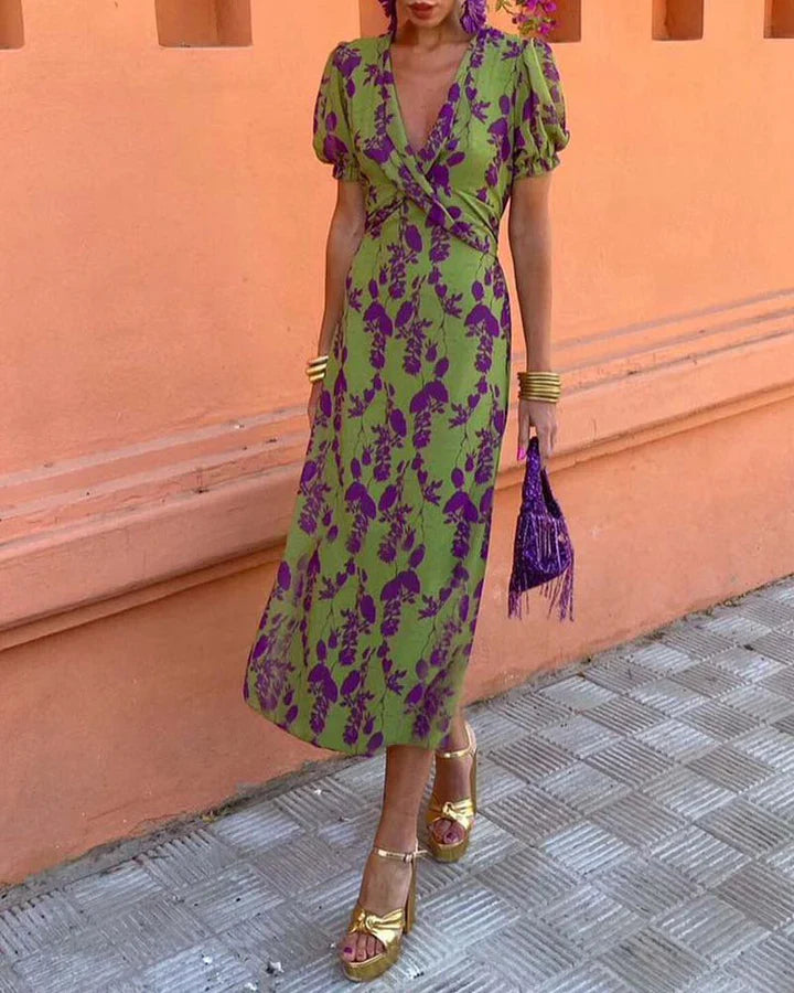 YESENIA | Rochie Elegantă cu Flori