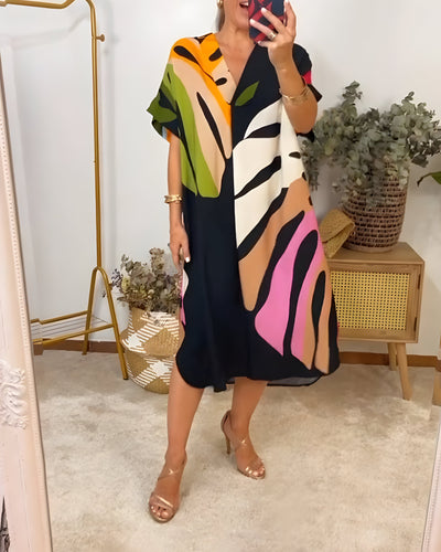 EMELIA | Rochie cu Design Abstract