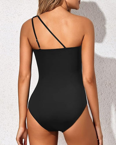 MIRAWA | Costum de baie cu un umăr, modelator de siluetă