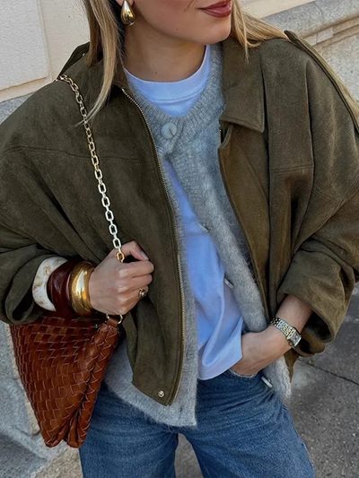 ROSARIO | Jachetă Elegantă Oversized pentru Sezonul de Primăvară