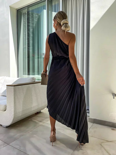 LIZBETH | Rochie cu Flori pe Umăr