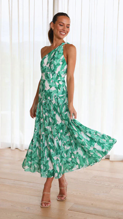 ELIZA | Rochie Asimetrică cu Un Umăr