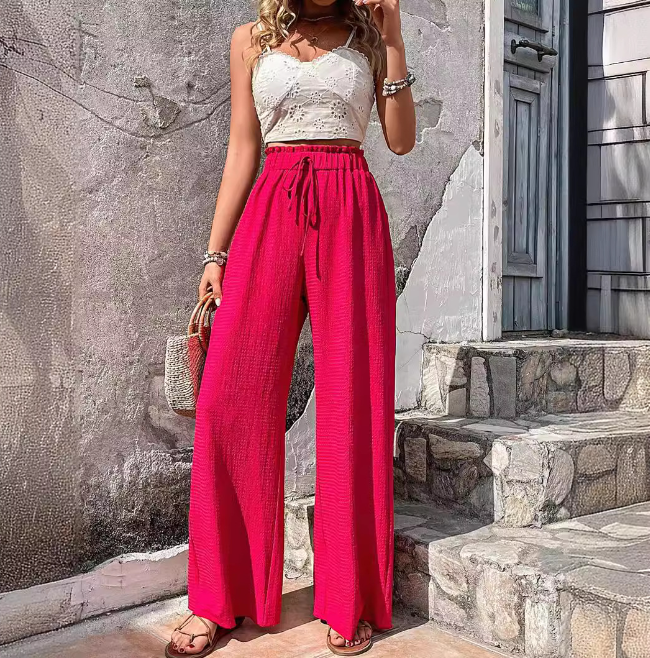 PAULA | Pantaloni Lejeri de Vară pentru O Zi Relaxantă