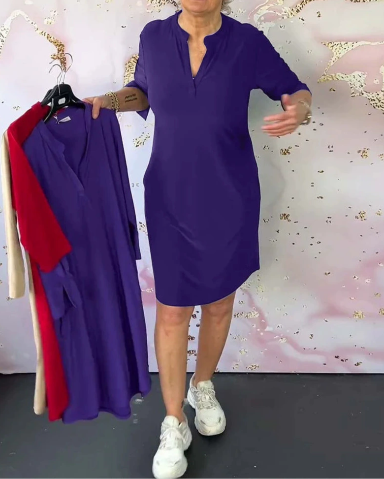 ISABEL | Rochie elegantă cu decolteu tip S