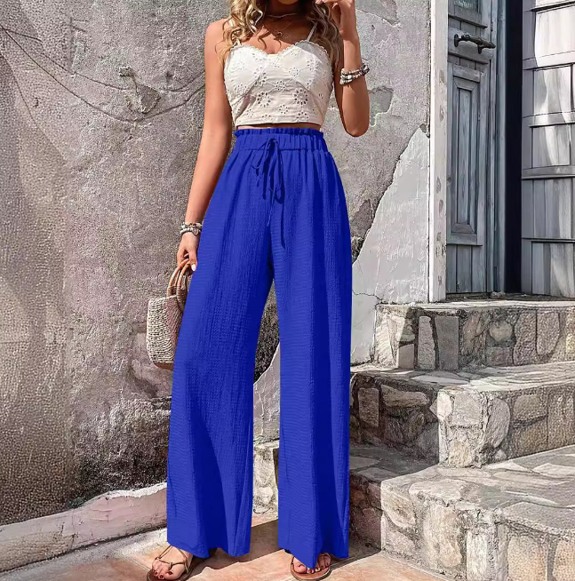 PAULA | Pantaloni Lejeri de Vară pentru O Zi Relaxantă