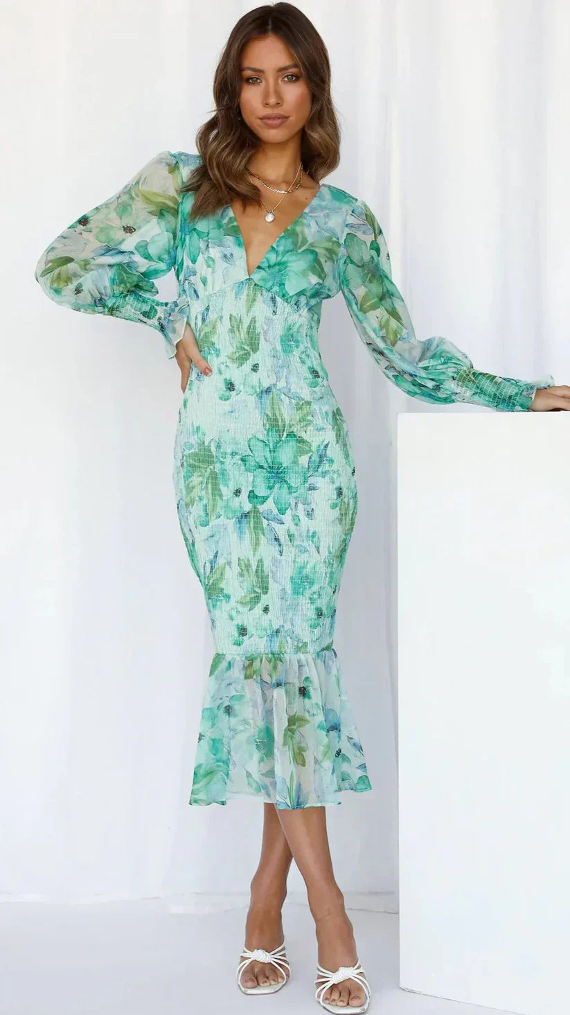 MILEY | Rochie cu Design Floral