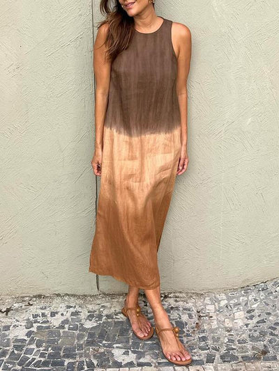 LEILA | Rochie midi ușoară cu efect ombre