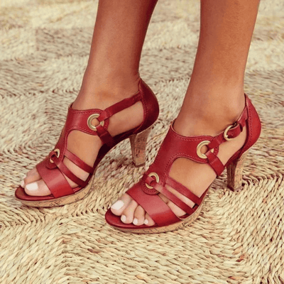 BELLA | Sandale Confortabile cu Toc Elegant