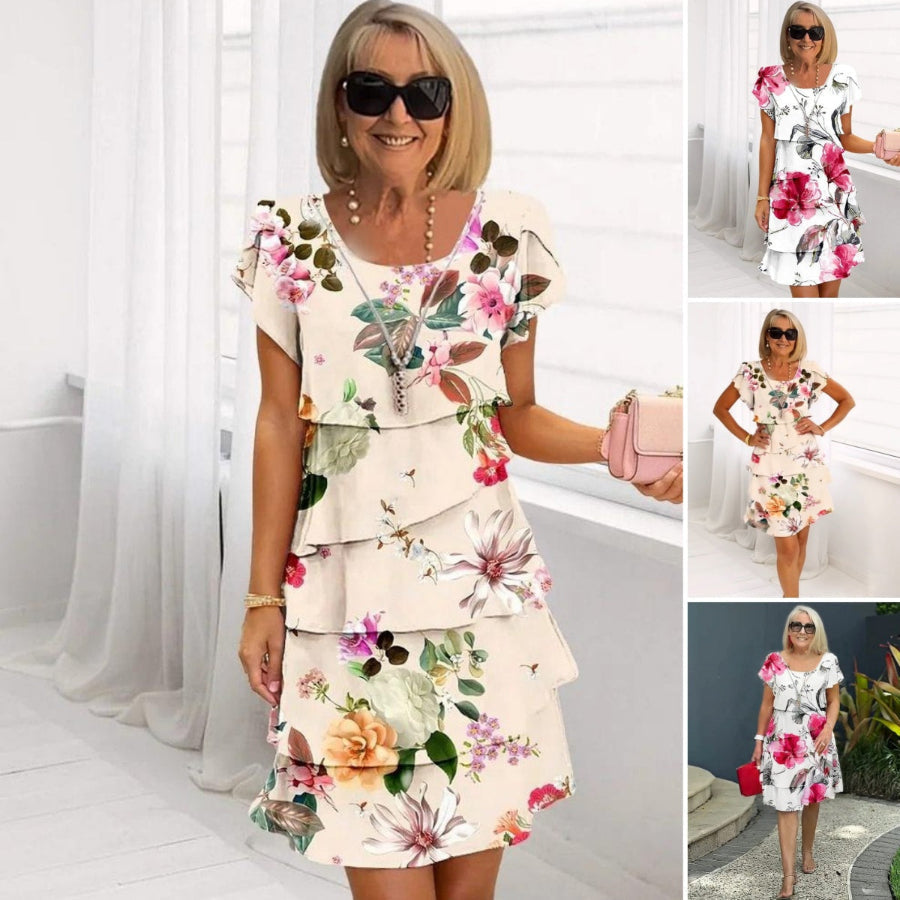 LYRA | Rochie Elegantă cu Flori