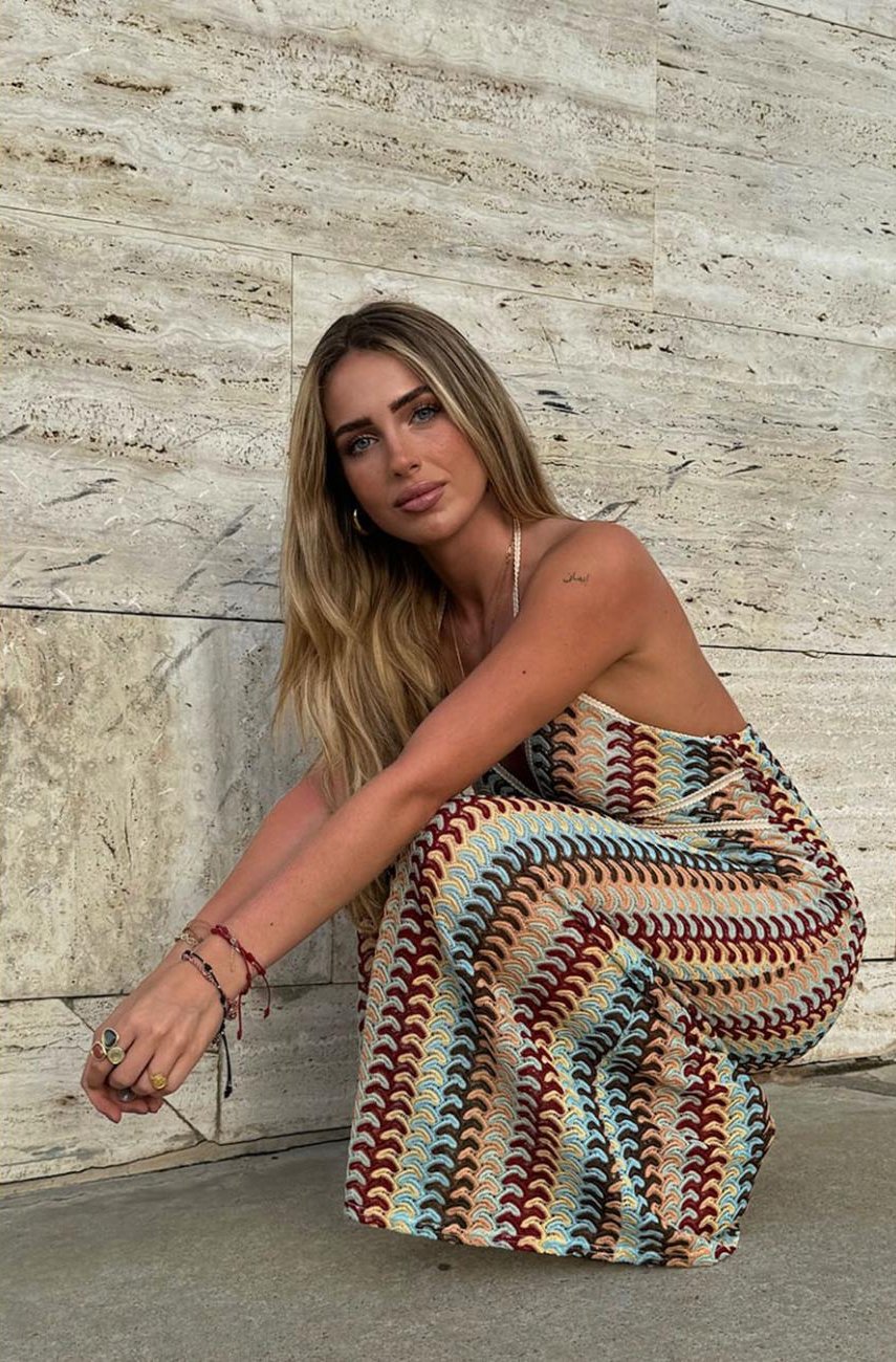 CANCÚN | Rochie lungă din croșetă