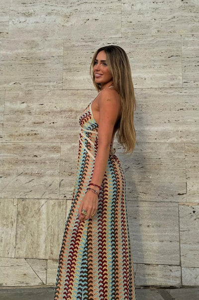 CANCÚN | Rochie lungă din croșetă