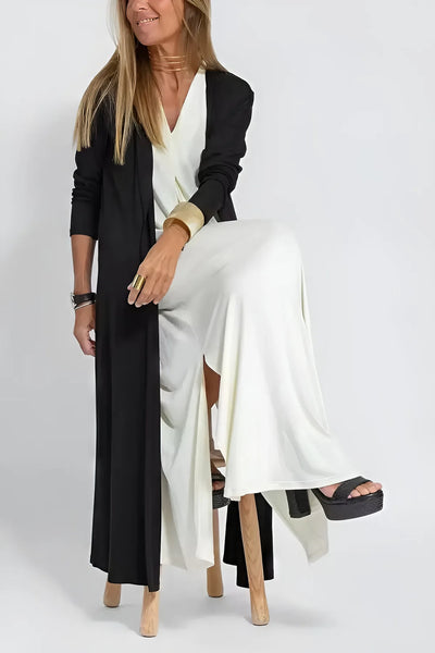 BEATRIZ | Rochie Elegantă Lungă cu Cardigan Inclus