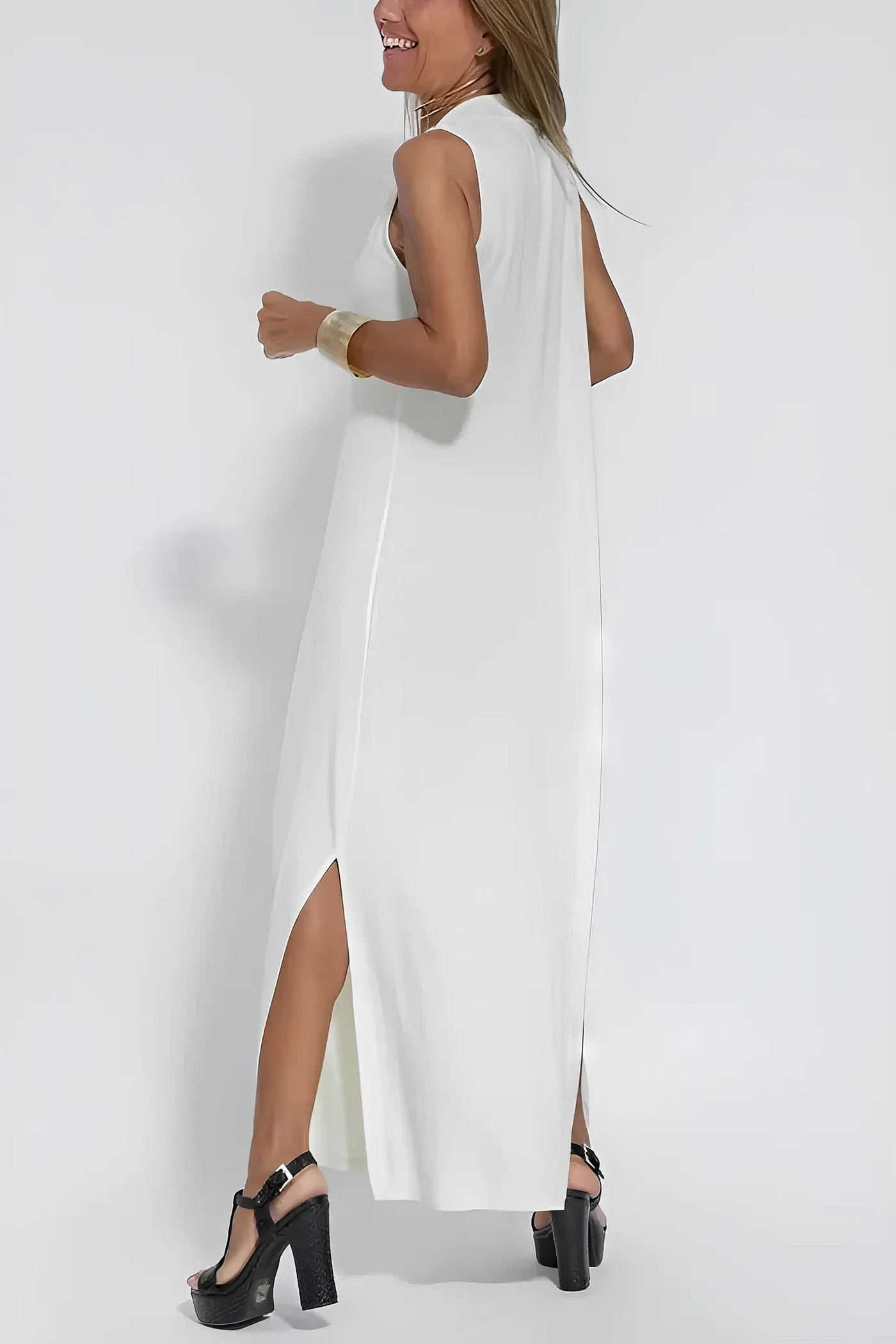 BEATRIZ | Rochie Elegantă Lungă cu Cardigan Inclus